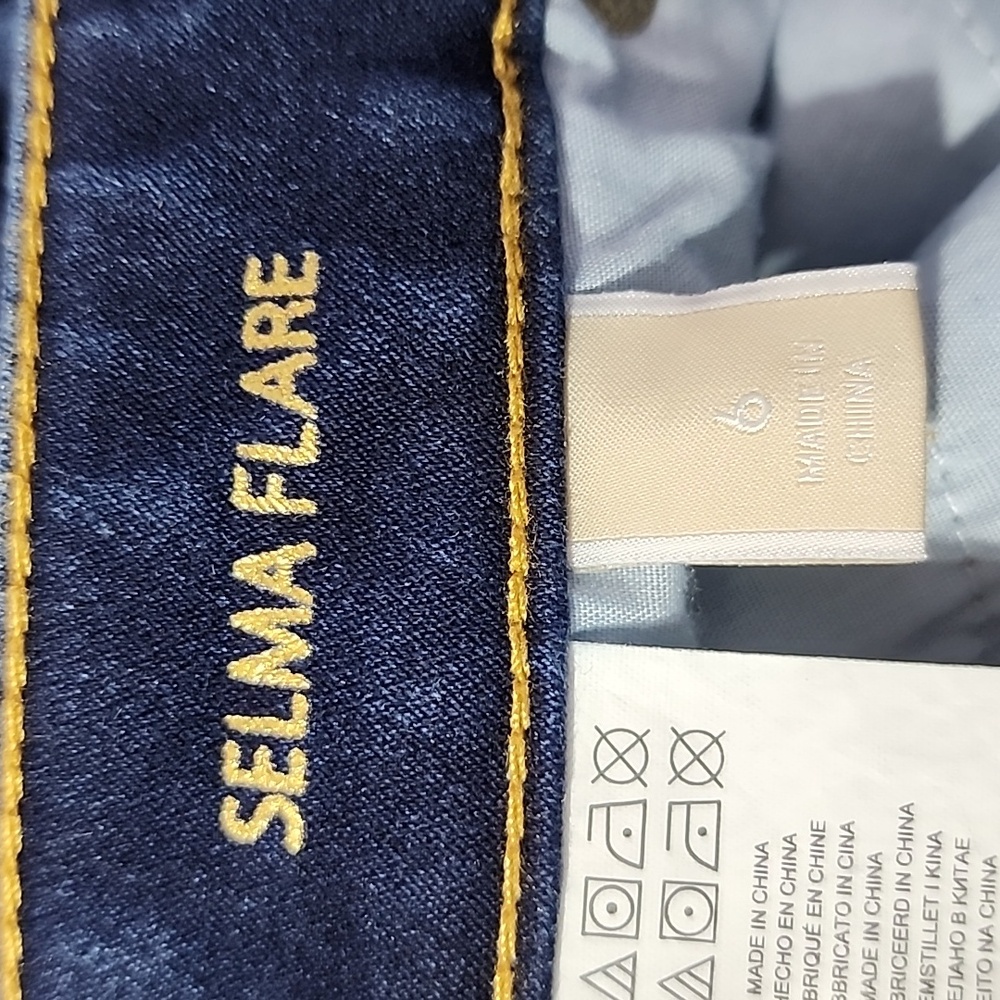 MICHAEL KORS Women's Selma FLARE Leg stretch Jeans Blue Size 6 - Picture 11 of 12